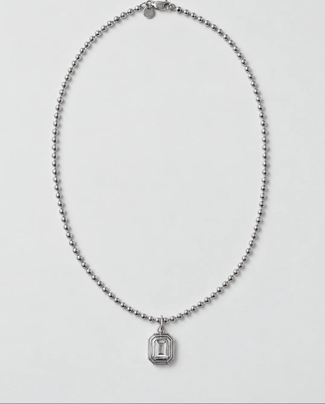 octagon sphere silver