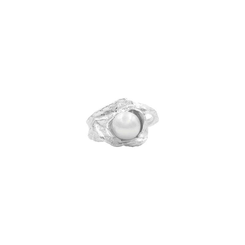 The Omorfia Silver Ring w. Pearl