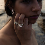 The Omorfia Silver Ring w. Pearl