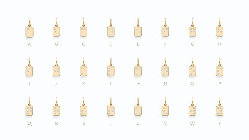 My Secret U 18K Gold Pendant w. Diamonds