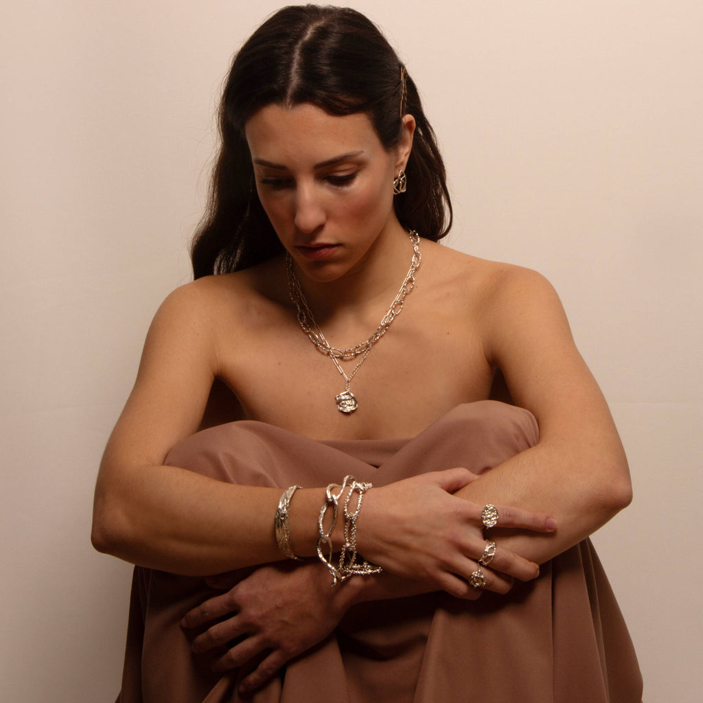 The Paionia Silver Necklace