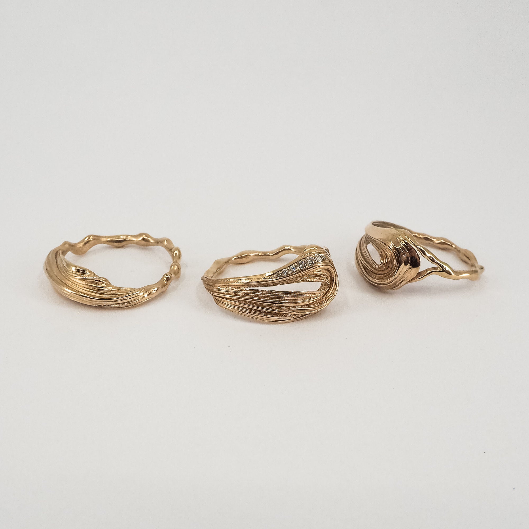Ora Pavé-Goldring aus 14K