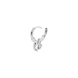 Papillon 14K White Gold Huggie