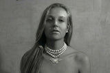 Silver Monarch Necklace w. Pearls