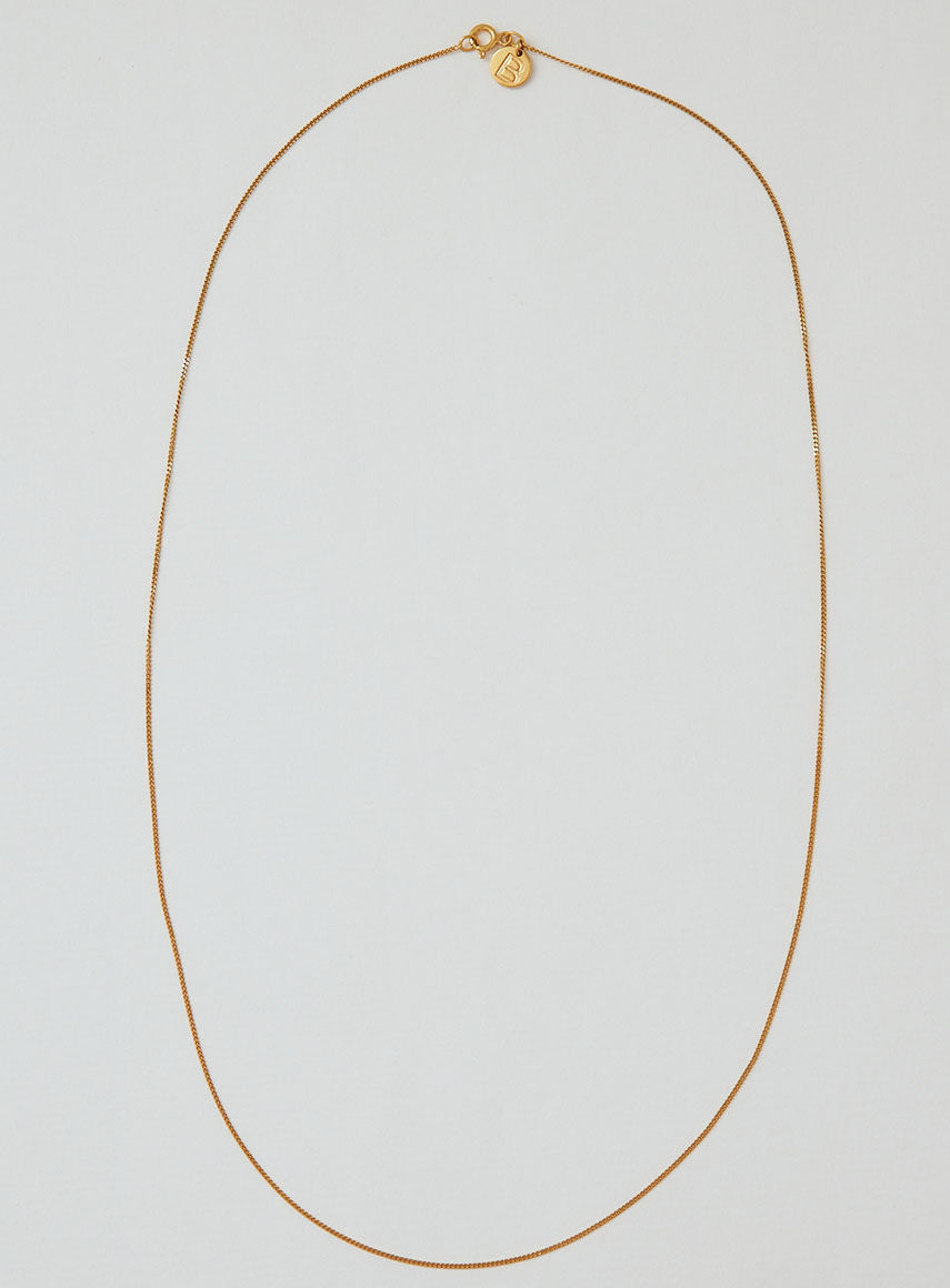 Enkel 14K Forgyldt 50 cm Halskæde