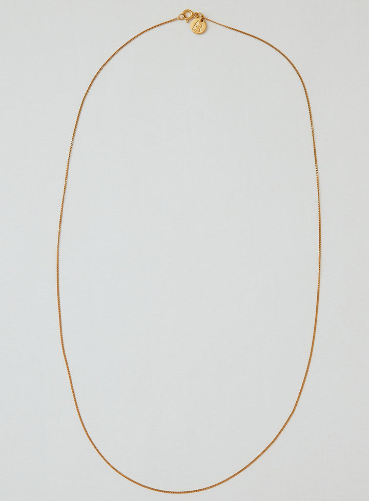 Plain 14K Gold Plated 50 cm Necklace