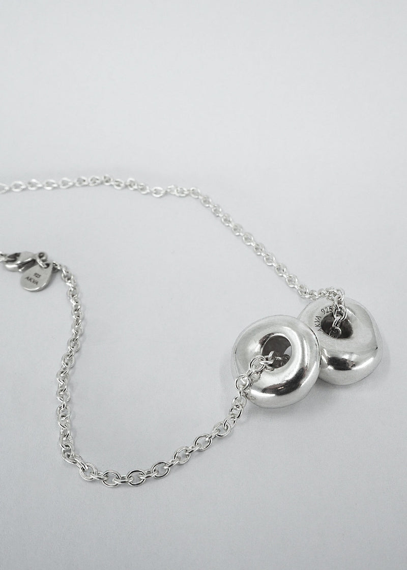 Puka Combined Silver Necklace