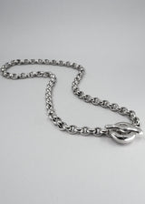 Puka Belcher Halskette aus Silber