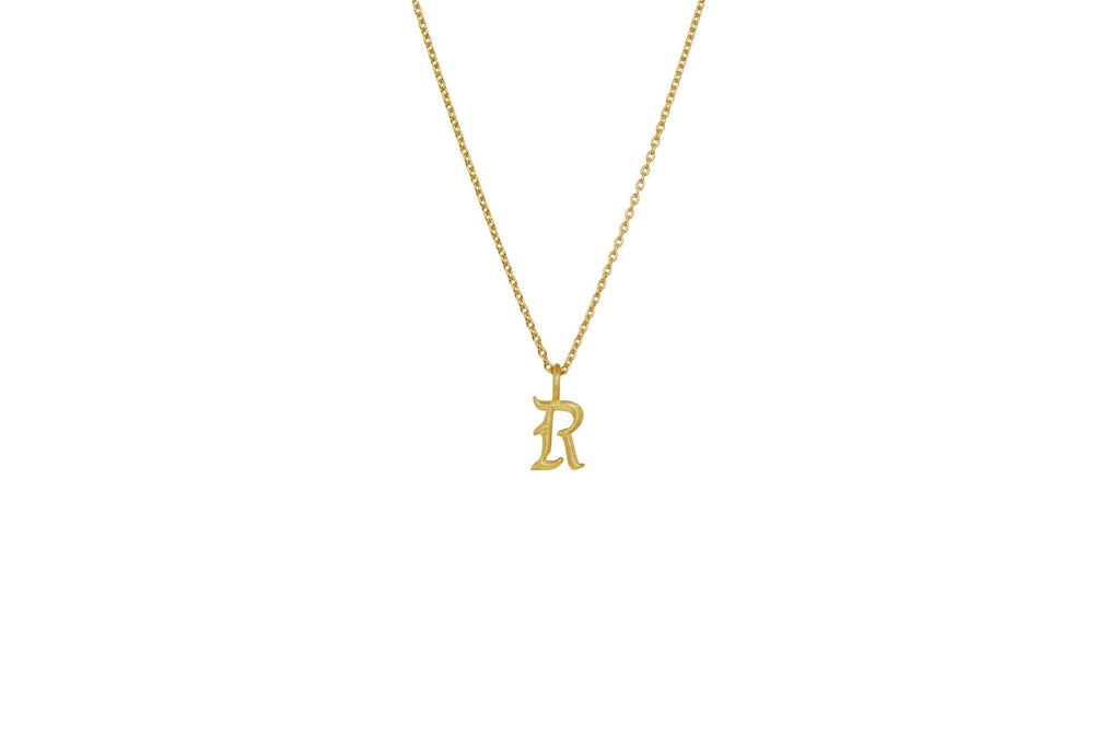 IX R Ice 22K Gold Plated Pendant