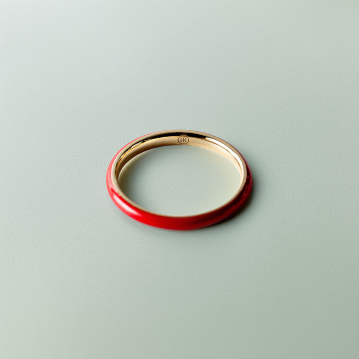 Red Energy 18K Gold Ring