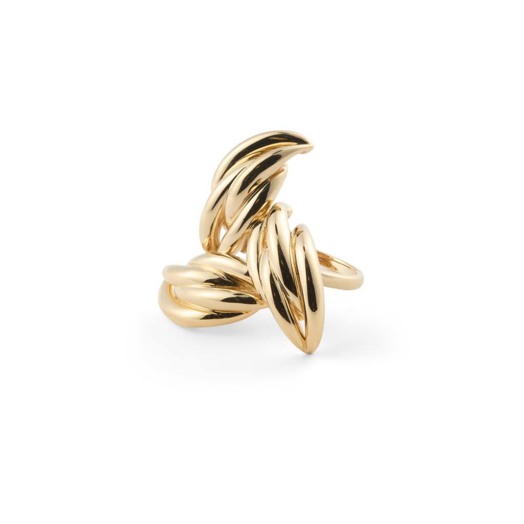 Scheitelgoldbeschichtung am Messingring