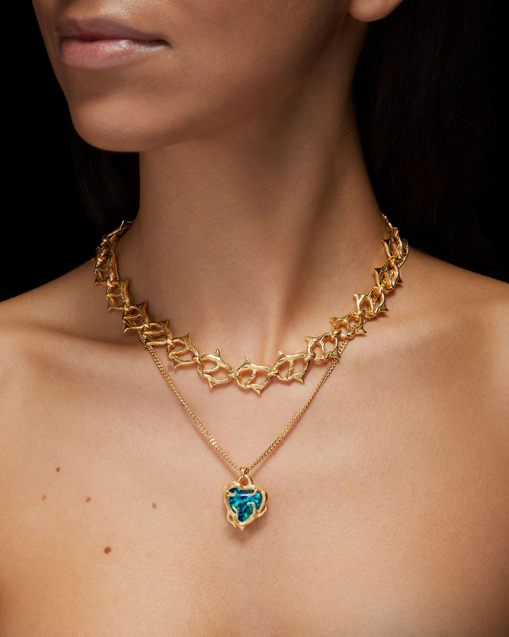 Thorn Gold Plated Necklace