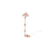 Clover Girl 18K Gold Earcuff w. Diamonds