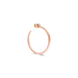 Lady Marquise 14K Gold Ring w. Diamonds