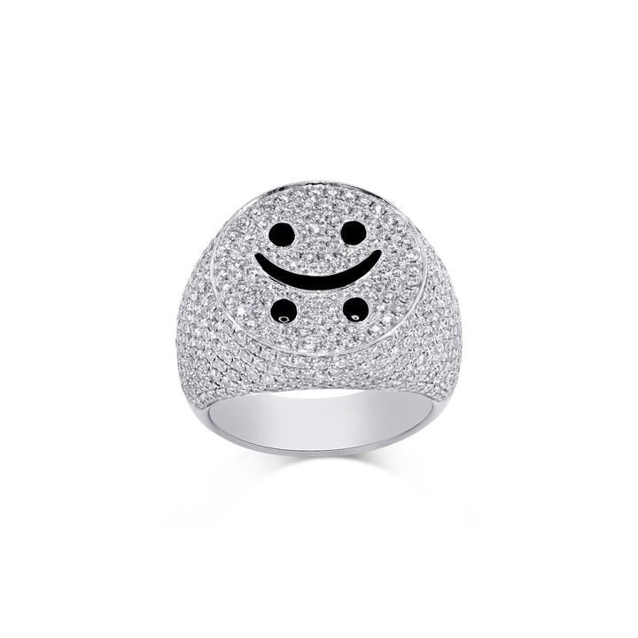 Mixed Feelings 14K Gold Ring w. Diamonds