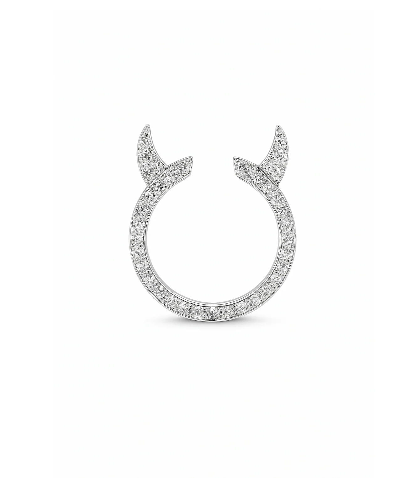 Play Devil 14K Gold Ring w. Diamonds