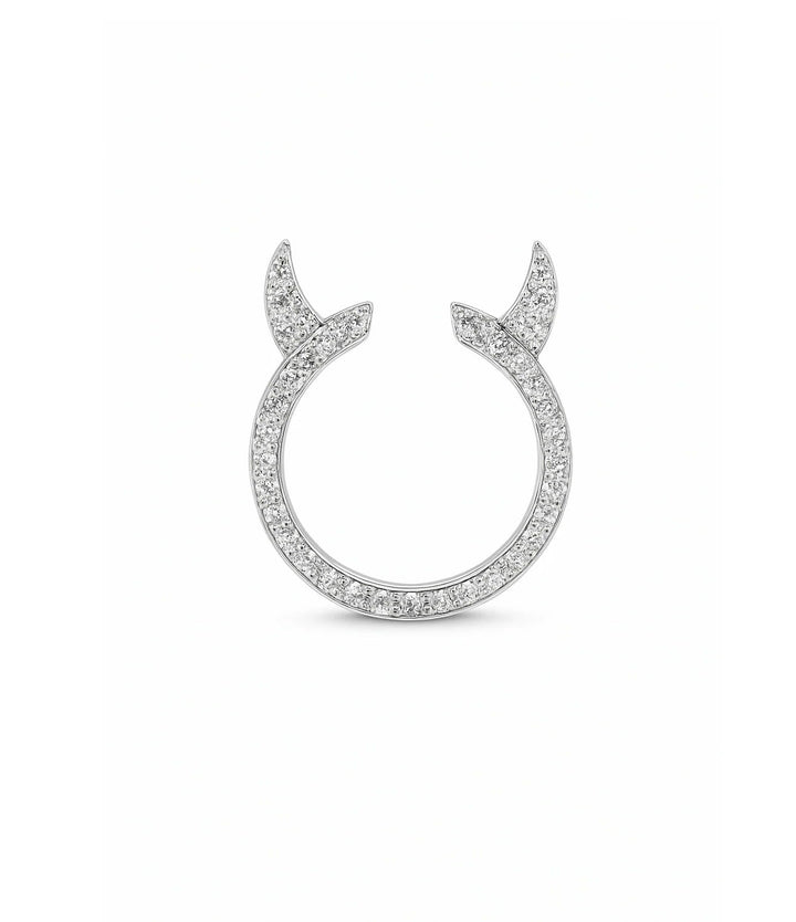 Play Devil 14K Gold Ring w. Diamonds