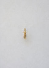 Spuma Pavé 14K Gold Hoop w. Diamonds