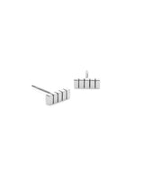 Facet Bar 14K Whitegold Studs