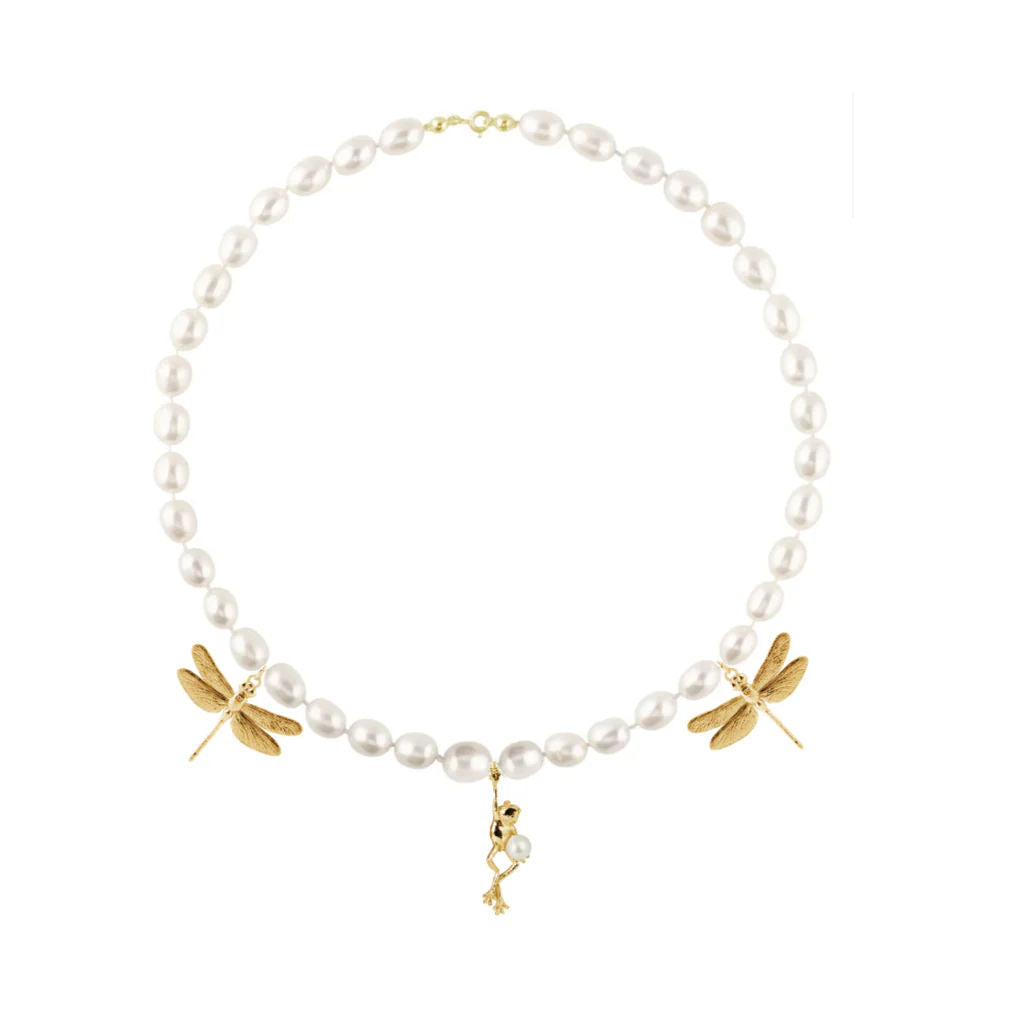 The Pond Gold Plated Necklace