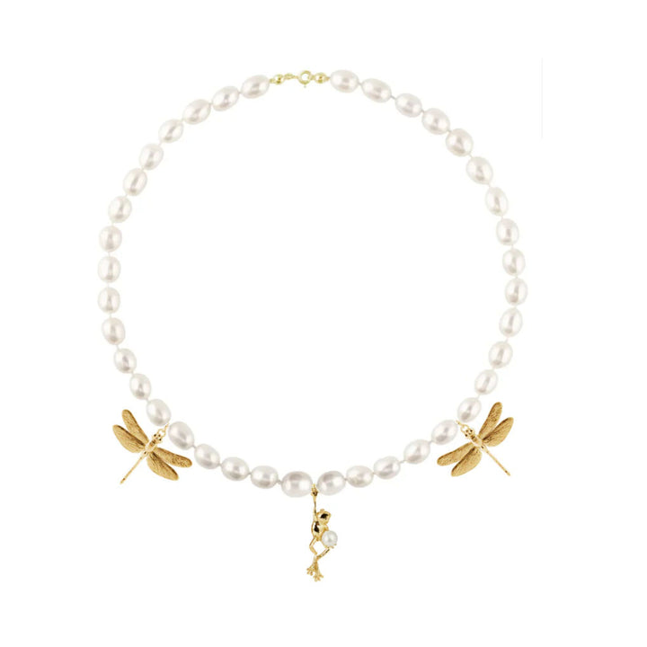 The Pond Gold Plated Necklace