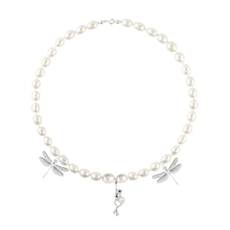 The Pond Silver Necklace