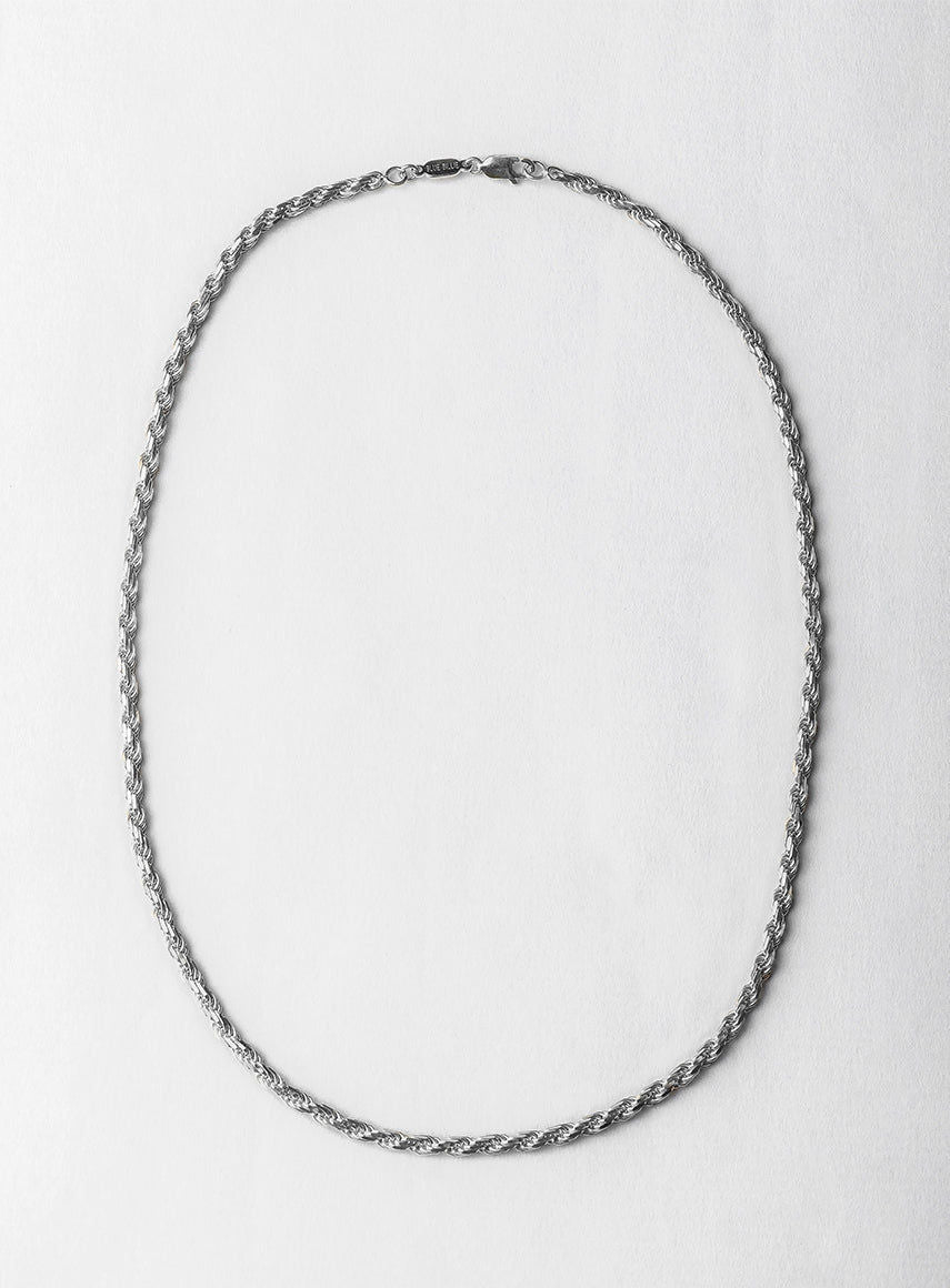 thick ropechain silver