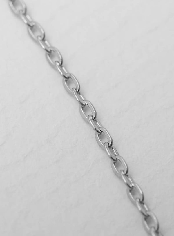 Thin Silver Necklace