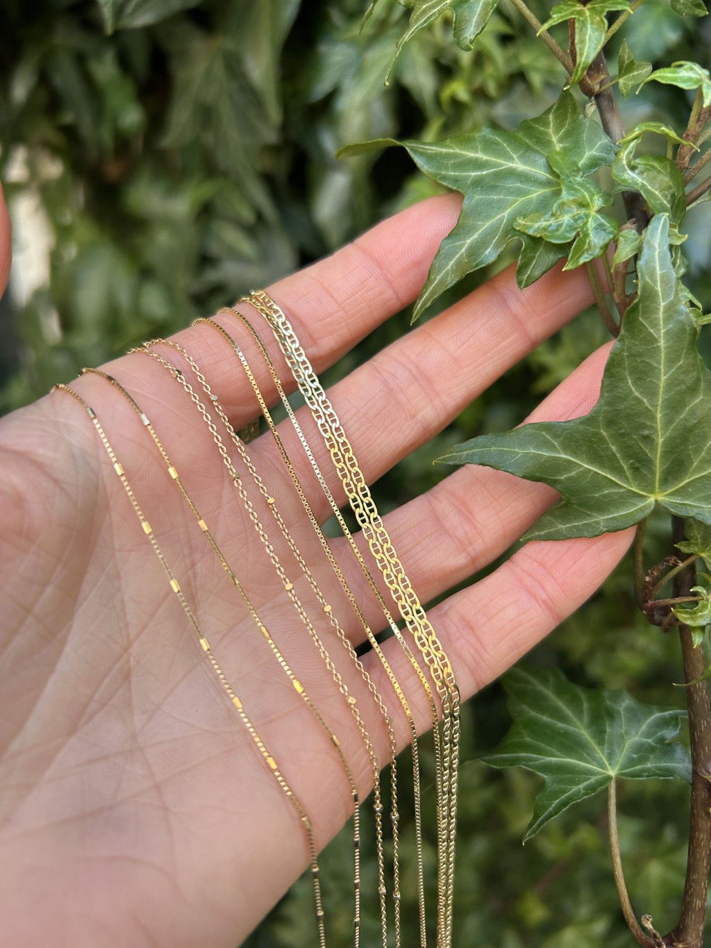 Saturn chain 18K Gold Necklace