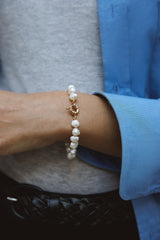 Les Meres | Gold Plated Bracelet w. Pearls - Exclusive for The Jewellery Room