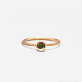 Spot 10K Guld Ring m. Turmalin