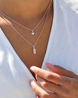 Ro 18K Whitegold Necklace w. Diamond