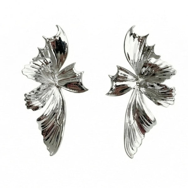 Silver Wings Earrings