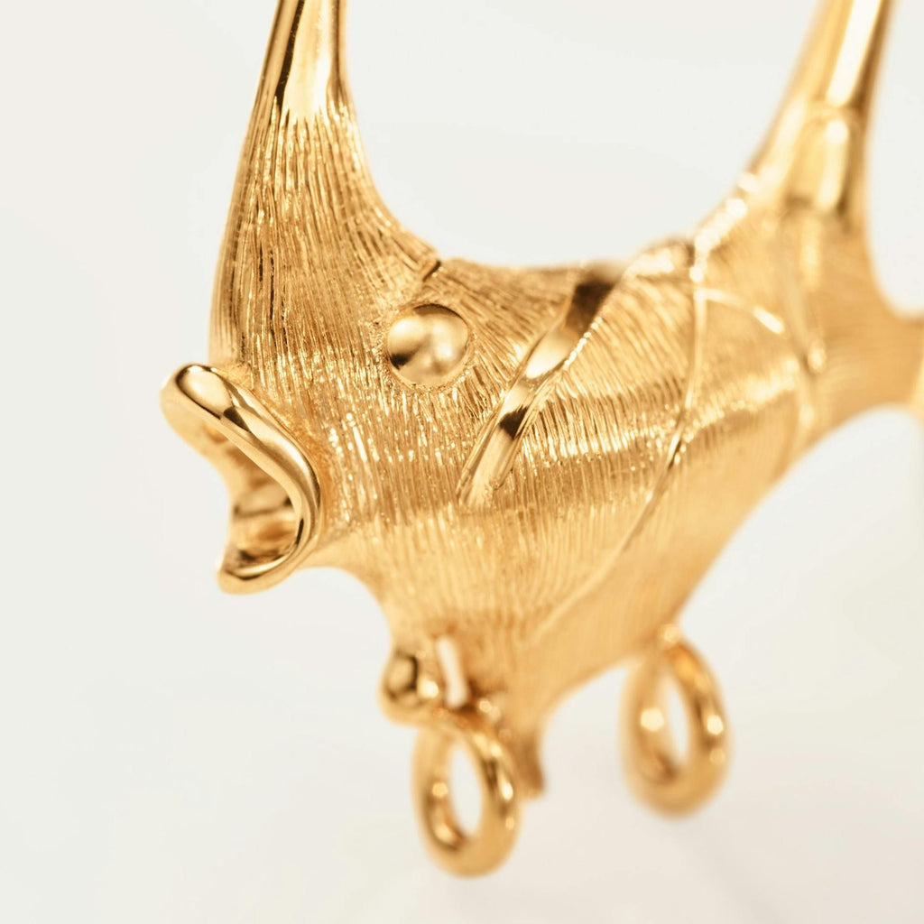 Young Fish Small 18K Gold Earrings