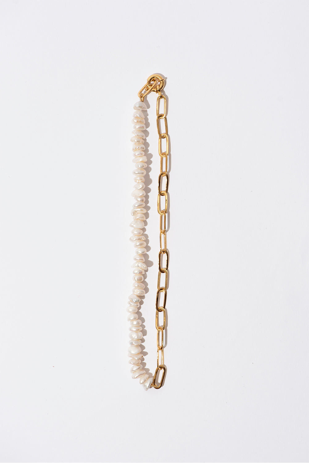 The Statement Gold Plated Necklace w. Pearls