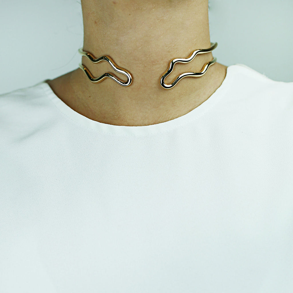 Lava Gold Plated Necklace