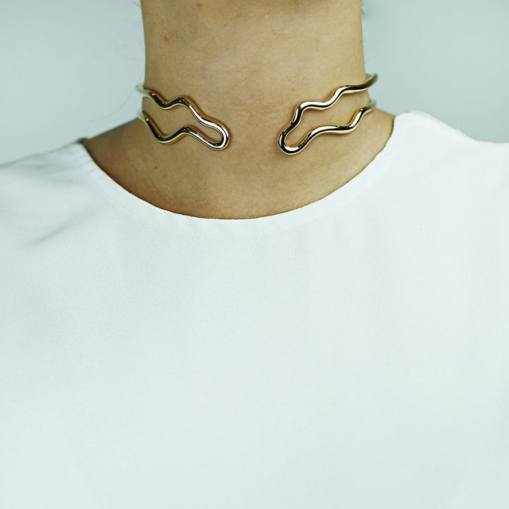 Lavastaatenkette mit Lava -Plattierung