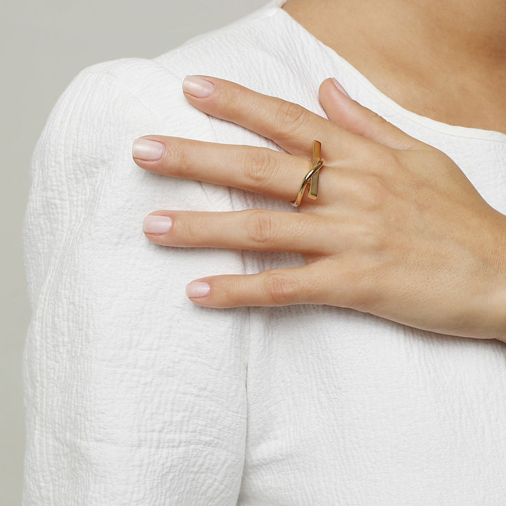 Rebel Gold Plated Ring