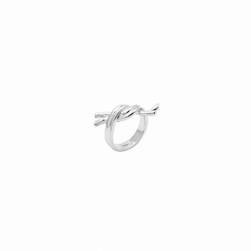 Venus Hvid Rhodium Ring