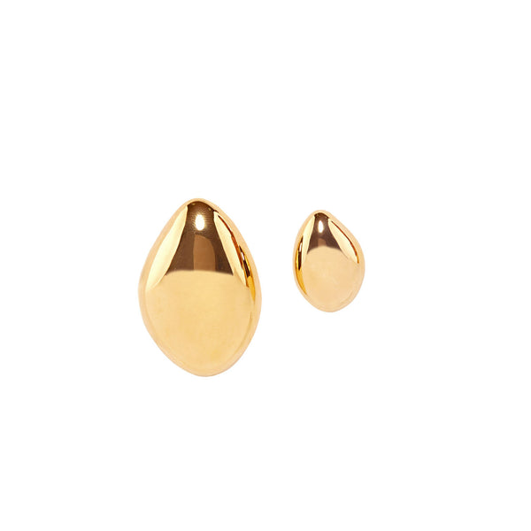 Drop Shape Gold Plated Earrings