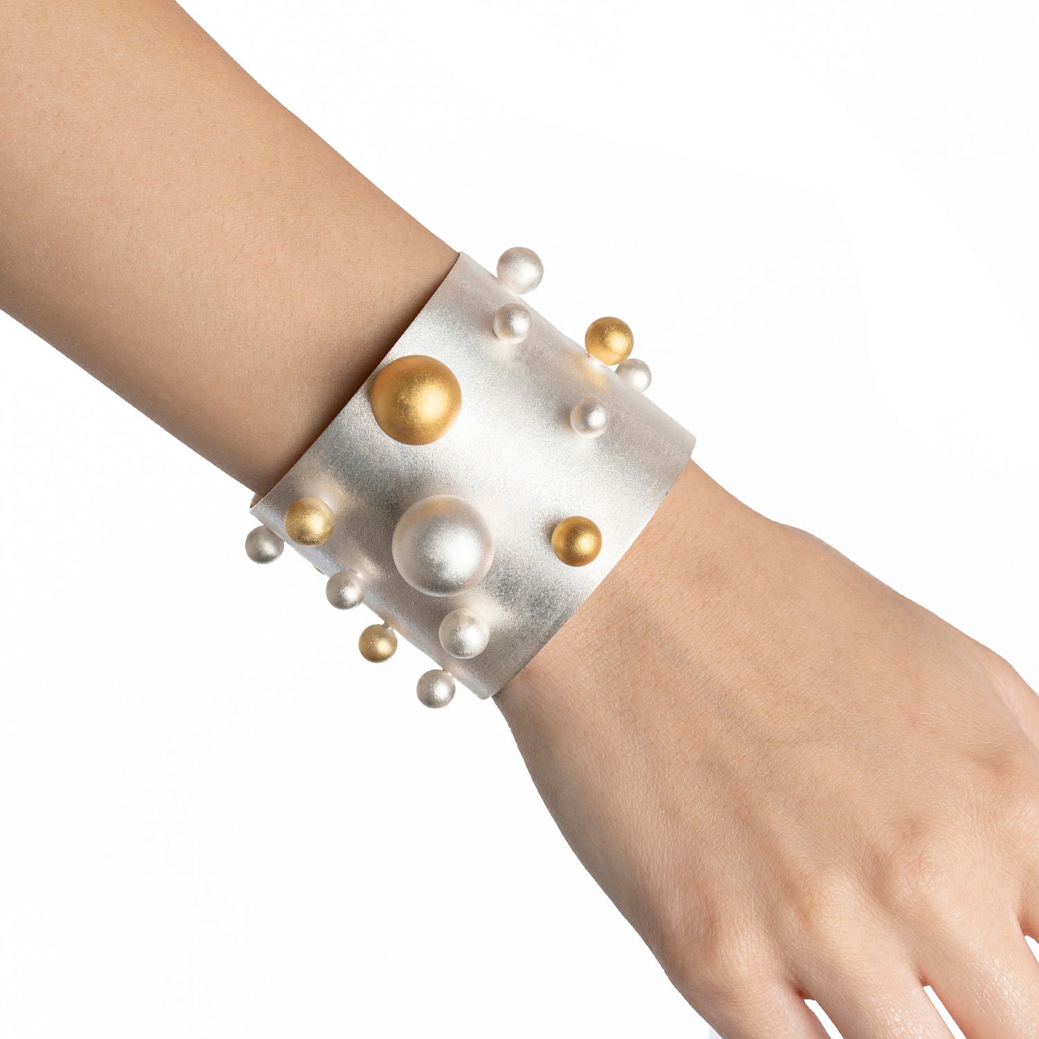 Handcrafted Forgyldt Armbånd