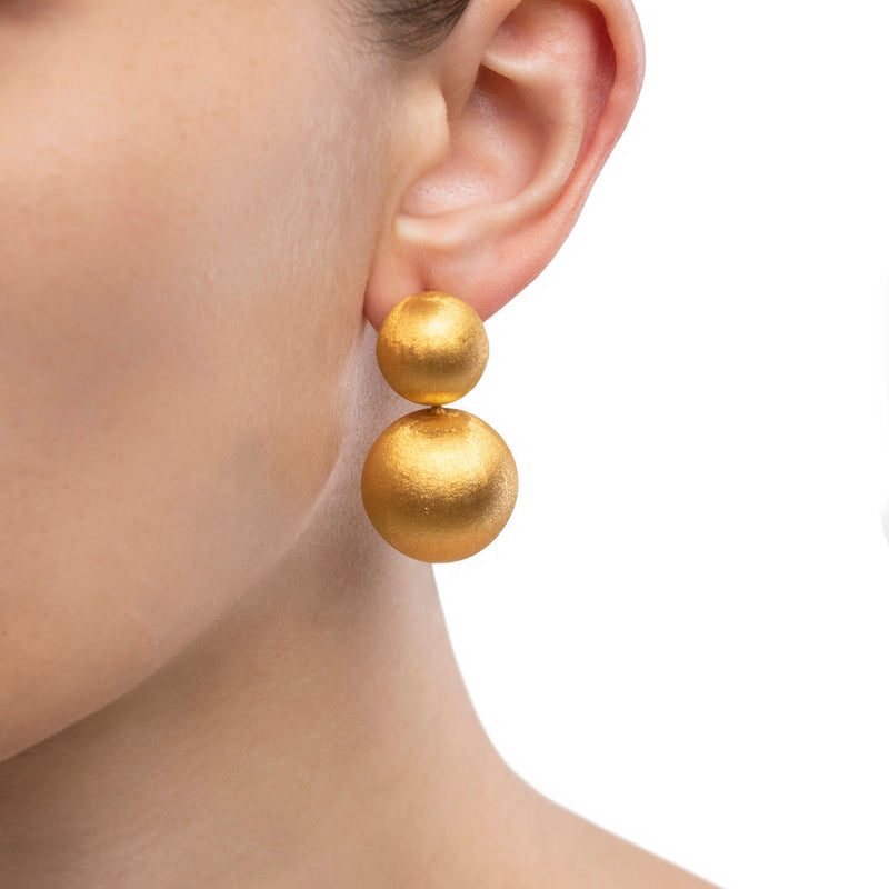 Handcrafted Gold Plated Earrings