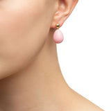 Pink Mini Drop Gold Plated Earrings
