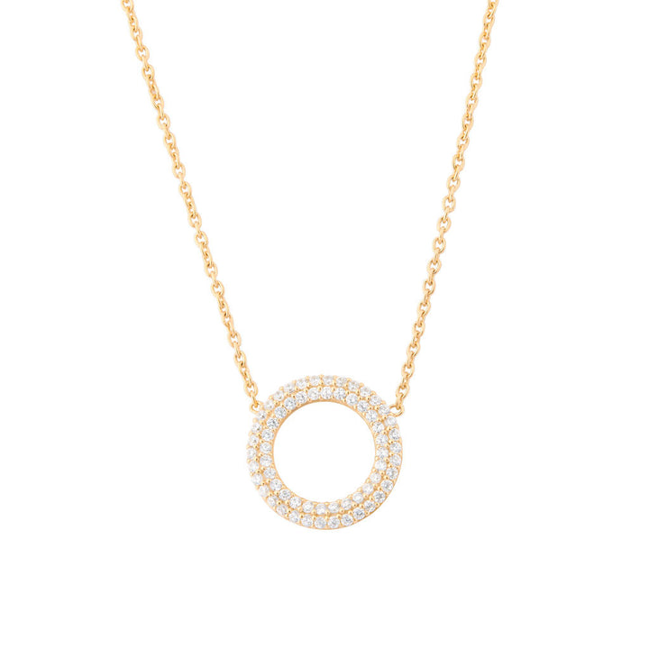 Matiné 18K Gold Necklace w. 62 Diamonds