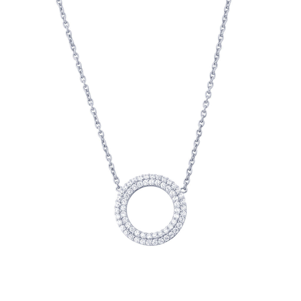 Matiné 18K Whitegold Necklace w. 62 Diamonds