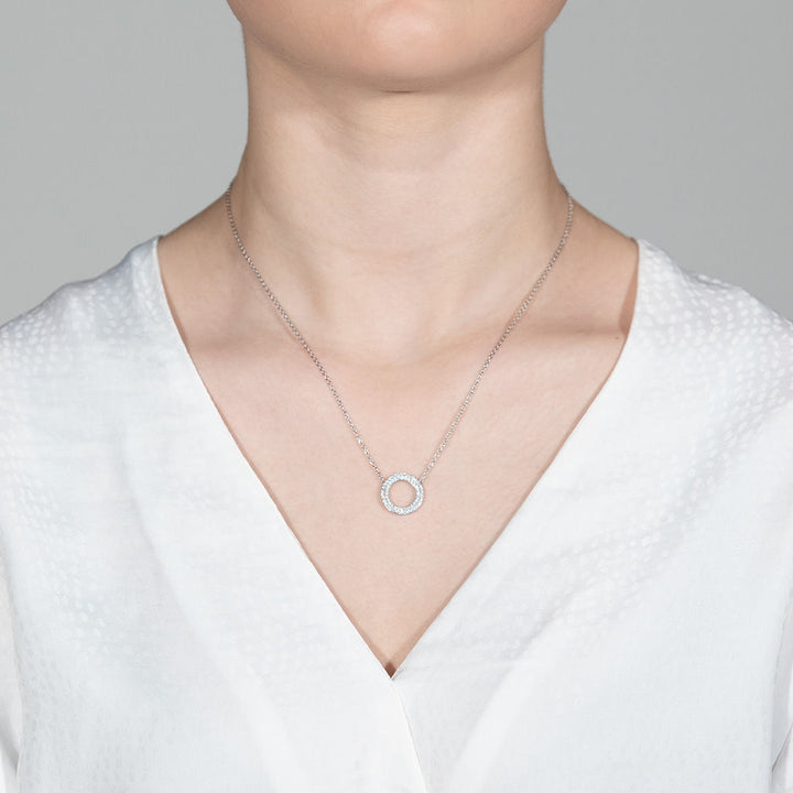 Matiné 18K Rosegold Necklace w. 62 Diamonds