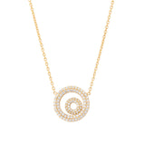 Matiné 18K Gold Necklace w. 93 Diamonds