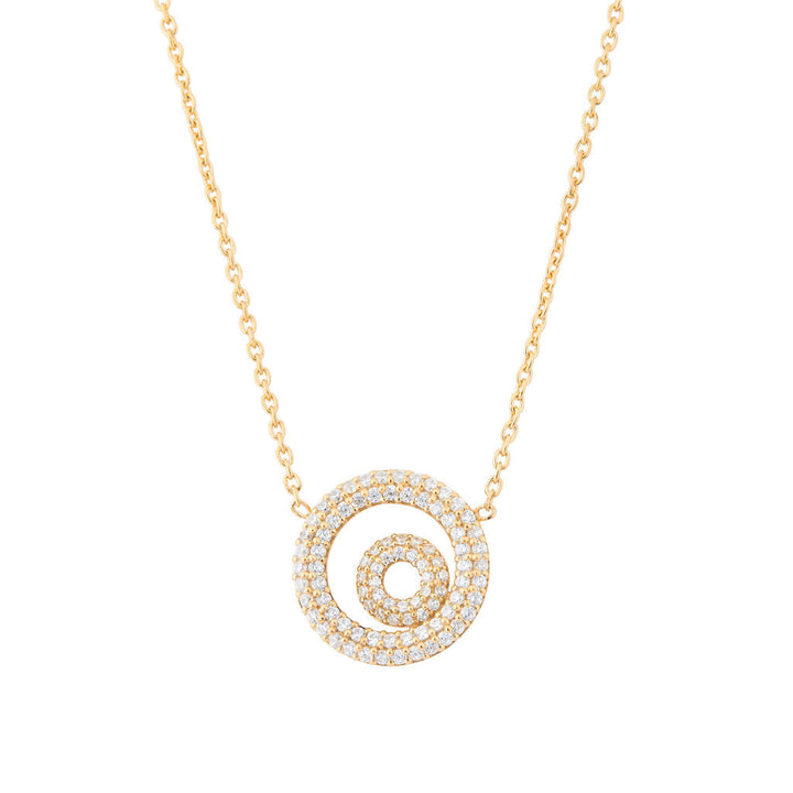 Matiné 18K Gold Necklace w. 93 Diamonds