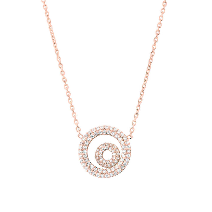 Matiné 18K Rosegold Necklace w. 93 Diamonds