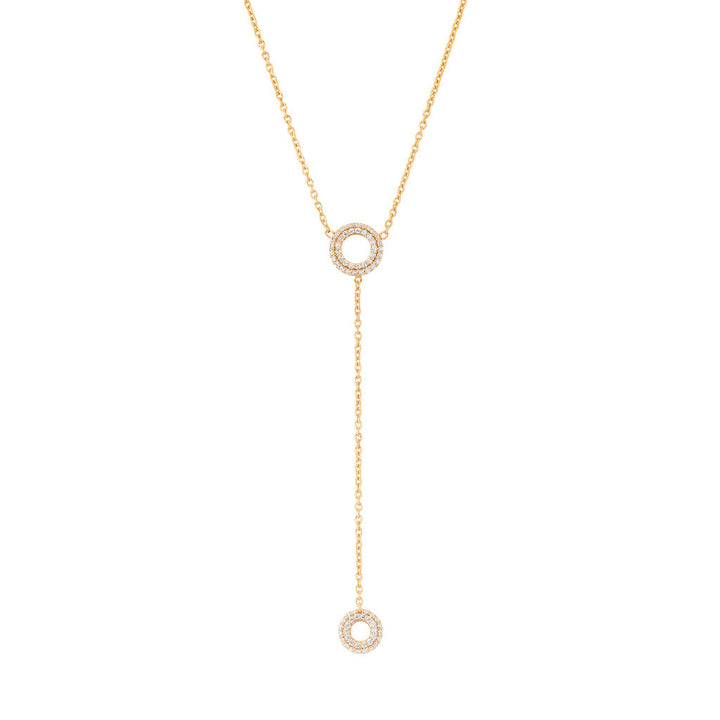 Matiné 18K Gold Necklace w. 106 Diamonds